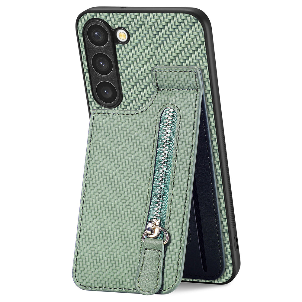 C1-03 For Samsung Galaxy S23 Case Carbon Fiber Leather Coated TPU+PC Phone Cover C1-03 For Samsung Galaxy S23 Case Carbon Fiber Leather Coated TPU+PC Phone Cover